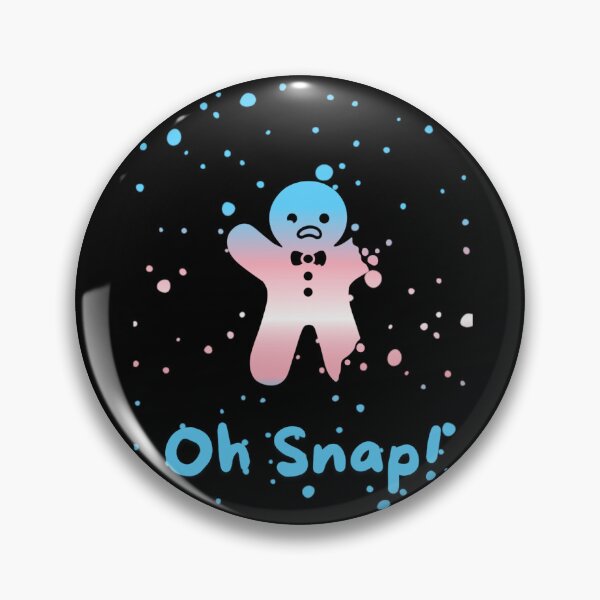 Item preview, Transexual Flag Oh Snap Gingerbread person with broken limbs Graphic, Christmas t-shirts, Funny Elf Tees, Funny Xmas t-shirts, broken gingerbread person designed and sold by PrideBeProud.