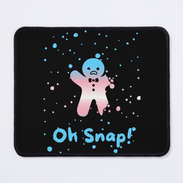 Item preview, Transexual Flag Oh Snap Gingerbread person with broken limbs Graphic, Christmas t-shirts, Funny Elf Tees, Funny Xmas t-shirts, broken gingerbread person designed and sold by PrideBeProud.
