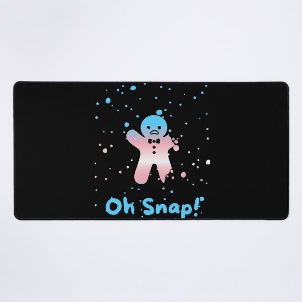 Item preview, Transexual Flag Oh Snap Gingerbread person with broken limbs Graphic, Christmas t-shirts, Funny Elf Tees, Funny Xmas t-shirts, broken gingerbread person designed and sold by PrideBeProud.