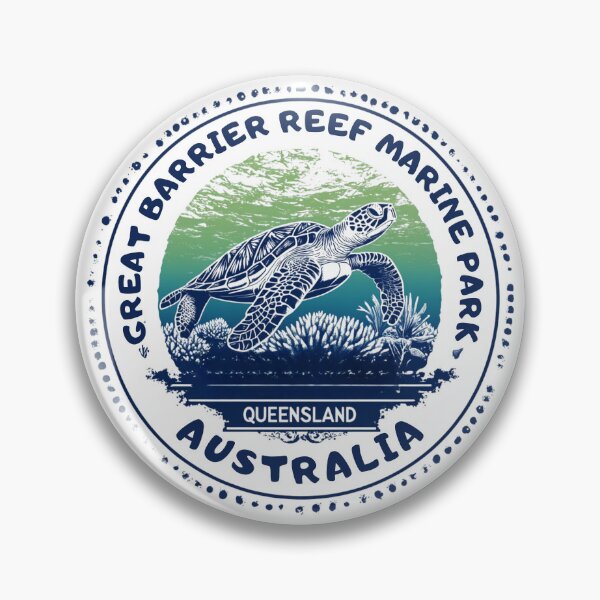 Item preview, Great Barrier Reef Marine Park - Australia designed and sold by GoodOldVintage.