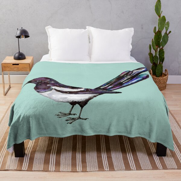 Item preview, Magpie watercolor drawing designed and sold by Bwiselizzy.