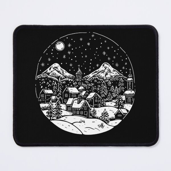 Item preview, Christmas Village Tree Santa Clause 2024 One Line Christmas Trend Dear Santa I Tried Mug designed and sold by The Art of Kkatarynka.