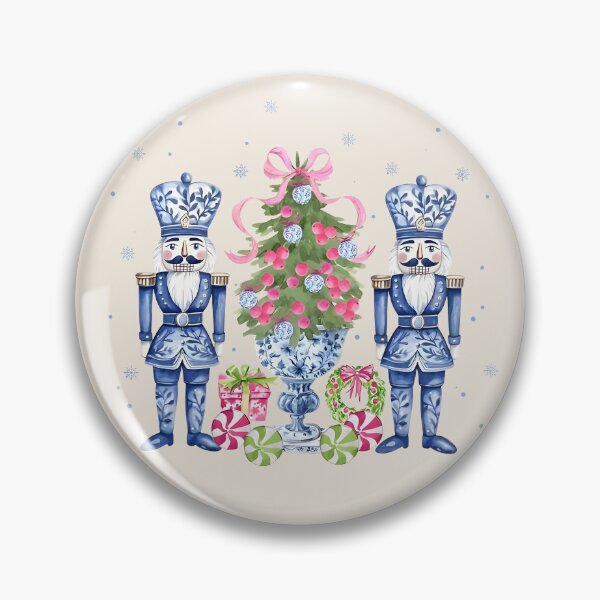 Item preview, Chinoiserie Nutcracker Christmas, Preppy Christmas, Holiday Vibes designed and sold by Jone Cham.
