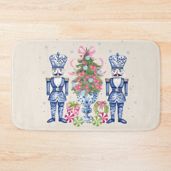 Artikelvorschau, Chinoiserie Nussknacker Weihnachten, Preppy Weihnachten, Feiertagsstimmung entworfen und verkauft von Jone Cham.