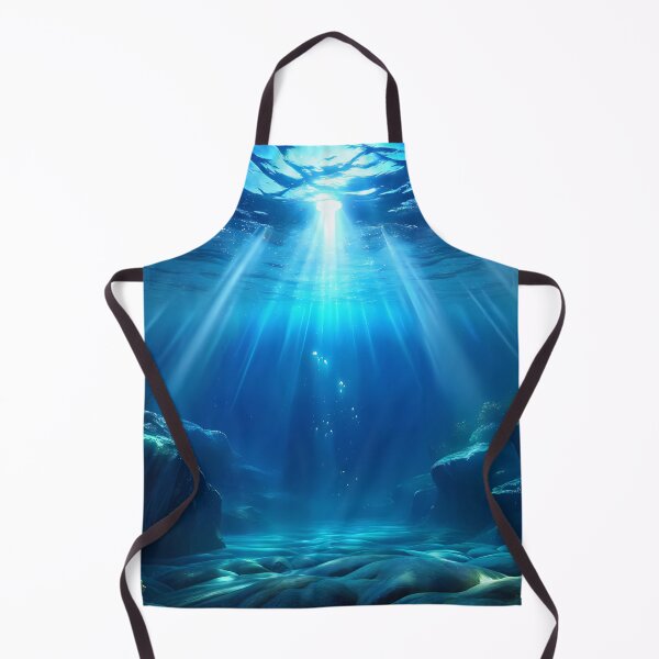 Item preview, Sunlight beams illuminating the tranquil underwater scene in a calm ocean designed and sold by aminz4.