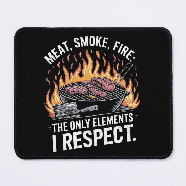 Item preview, Meat, Smoke, Fire: A Grillmaster’s Essential Elements designed and sold by love3617.