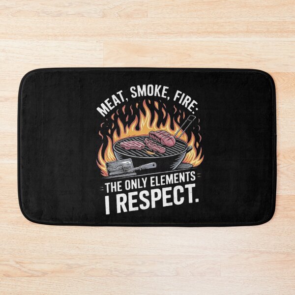 Item preview, Meat, Smoke, Fire: A Grillmaster’s Essential Elements designed and sold by love3617.