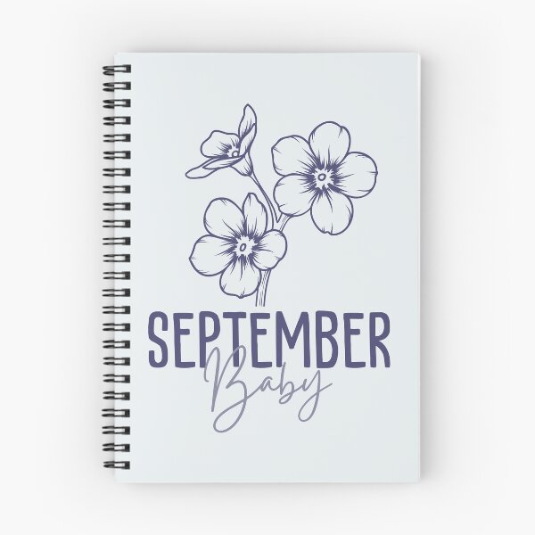 Item preview, September Baby, September Birth Flower, Forget me not Baby Gift designed and sold by lagunaklein.