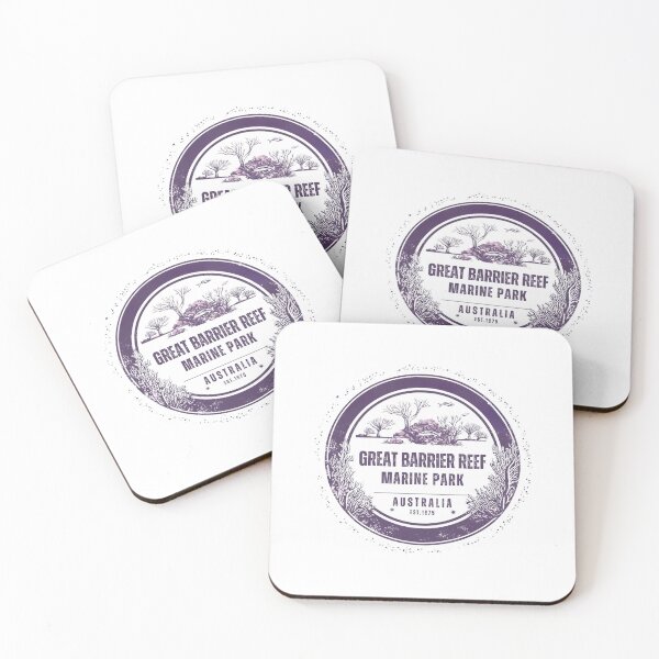 Item preview, Great Barrier Reef Marine Park - Australia designed and sold by GoodOldVintage.