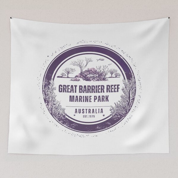 Item preview, Great Barrier Reef Marine Park - Australia designed and sold by GoodOldVintage.