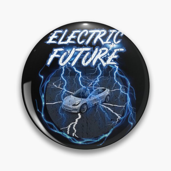 Item preview, ELECTRIC FUTURE futuristic lightning around electric car tech enthusiast design designed and sold by Jt41.