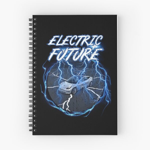 Item preview, ELECTRIC FUTURE futuristic lightning around electric car tech enthusiast design designed and sold by Jt41.