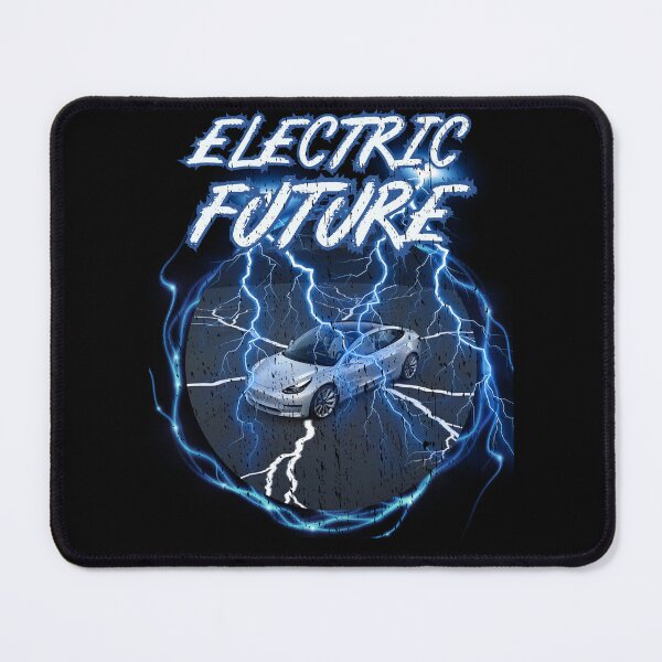 Item preview, ELECTRIC FUTURE futuristic lightning around electric car tech enthusiast design designed and sold by Jt41.