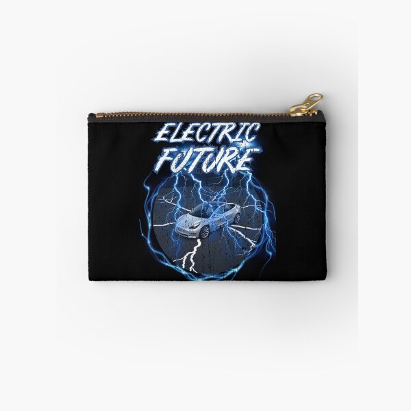 Item preview, ELECTRIC FUTURE futuristic lightning around electric car tech enthusiast design designed and sold by Jt41.