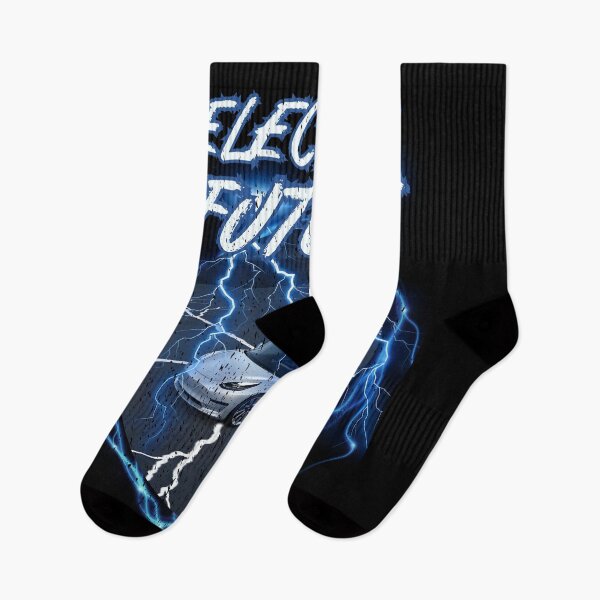 Item preview, ELECTRIC FUTURE futuristic lightning around electric car tech enthusiast design designed and sold by Jt41.