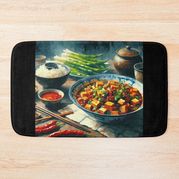Item preview, Sichuan Mapo Tofu Impressionism Art Style designed and sold by artofuniverse.