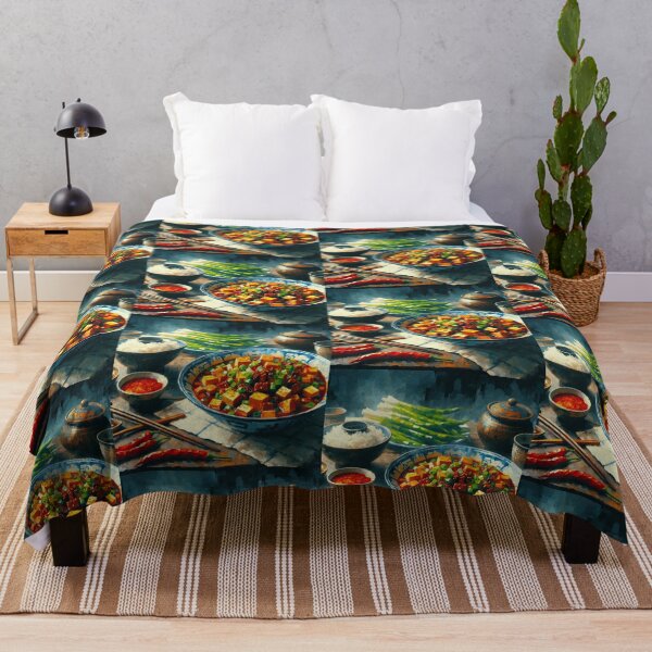Item preview, Sichuan Mapo Tofu Impressionism Art Style designed and sold by artofuniverse.