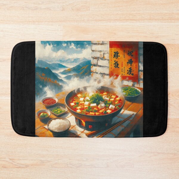 Item preview, Sichuan Mapo Tofu Impressionism Art Style designed and sold by artofuniverse.