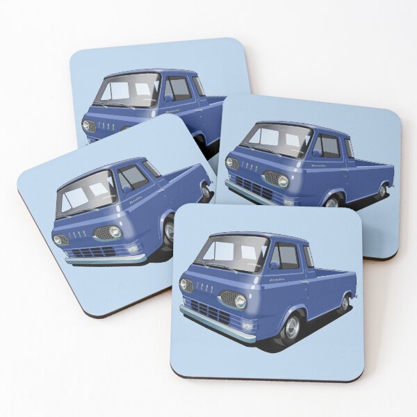 Item preview, Ford Econoline Pickup in Academy Blue designed and sold by candc-retro.