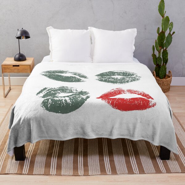 Item preview, Red and Green Lipstick Y2K Preppy Art designed and sold by digifaxdesign.