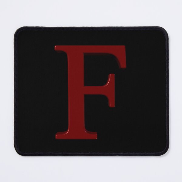 Item preview, The Letter F Dimensional Red designed and sold by Art in My Loft.