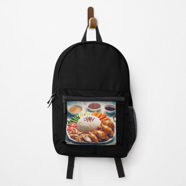 Item preview, Hainanese Chicken Rice Impressionism Art Style designed and sold by artofuniverse.