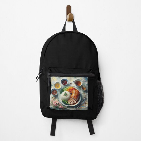Item preview, Hainanese Chicken Rice Impressionism Art Style designed and sold by artofuniverse.