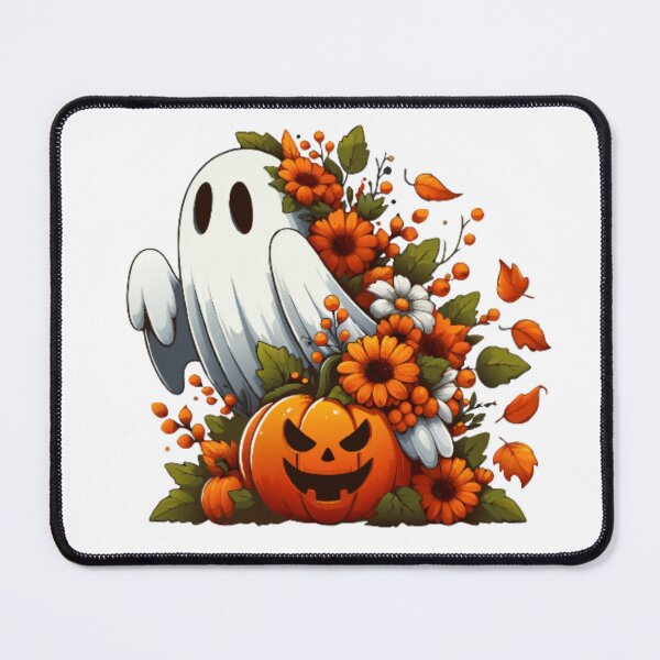 Item preview, Floral Halloween Ghost designed and sold by printmala.