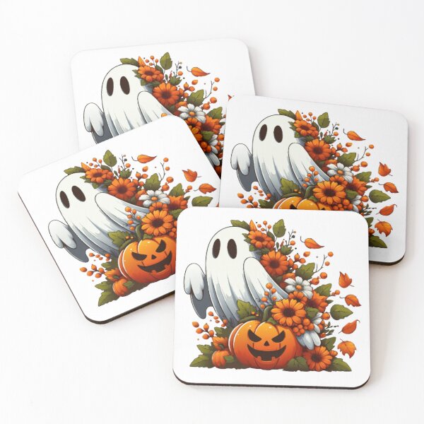 Item preview, Floral Halloween Ghost designed and sold by printmala.