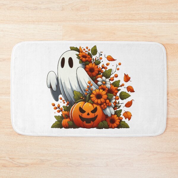Item preview, Floral Halloween Ghost designed and sold by printmala.