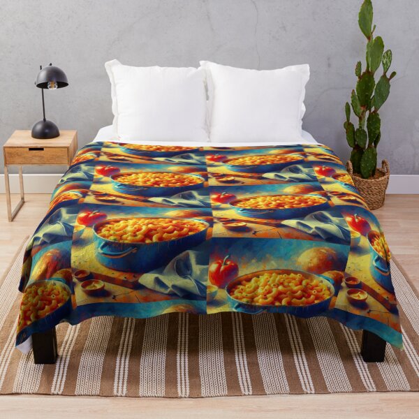 Item preview, Baked Macaroni Impressionism Art Style designed and sold by artofuniverse.