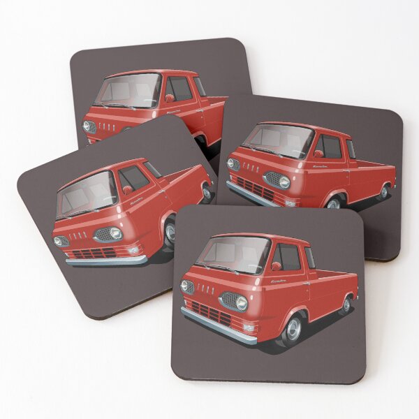 Item preview, Ford Econoline Pickup in Rangoon Red designed and sold by candc-retro.