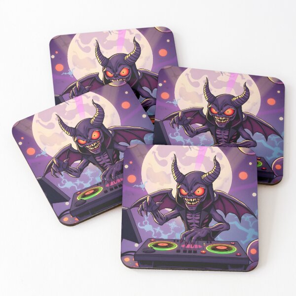 Item preview, Haunted Halloween Party Demonic DJ designed and sold by PSYStickersAUS.