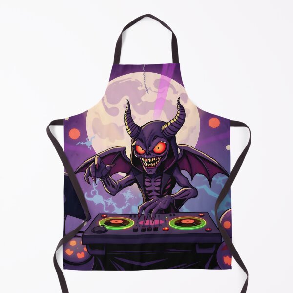 Item preview, Haunted Halloween Party Demonic DJ designed and sold by PSYStickersAUS.