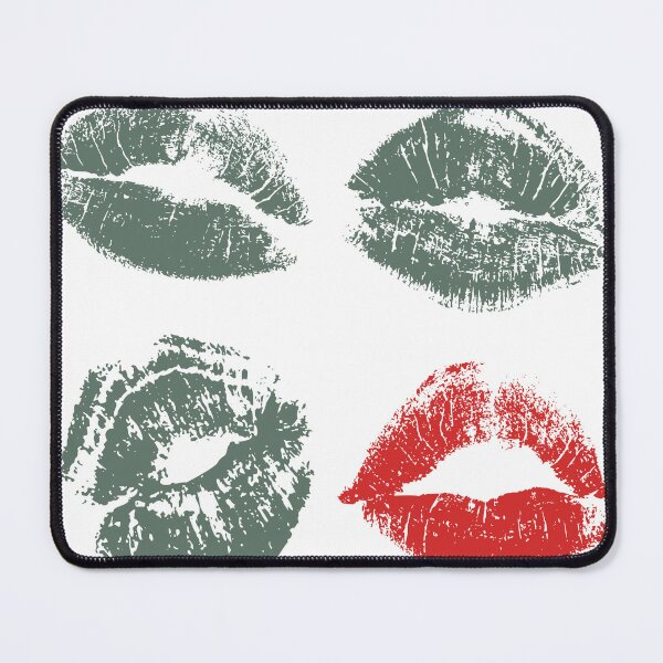 Item preview, Red and Green Lipstick Y2K Preppy Art designed and sold by digifaxdesign.