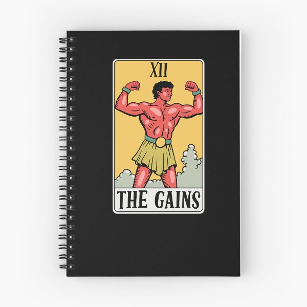 Item preview, The Gains - Funny Bodybuilding / Powerlifting Tarot Card designed and sold by isstgeschichte.