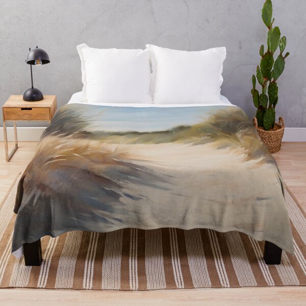 Item preview, Large Reeds on Sand Beach designed and sold by CalmnessbyChoice.