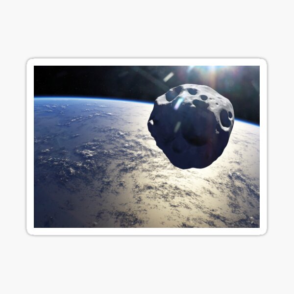 Item preview, Asteroid approaching Earth, illustration (C040/4649) designed and sold by SciencePhoto.