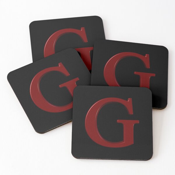 Item preview, The Letter G Dimensional Red designed and sold by Art in My Loft.