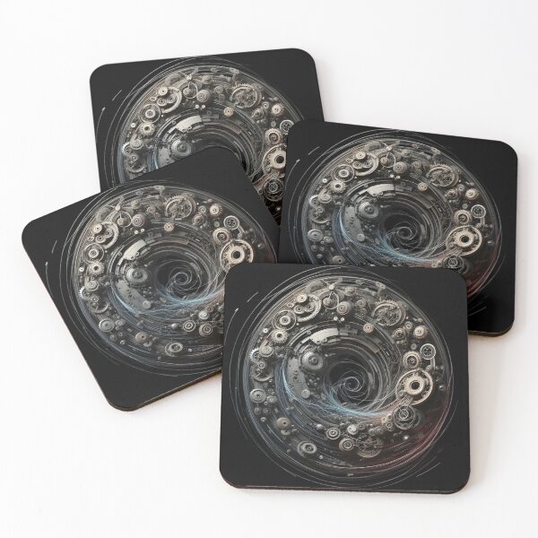 Item preview,  Mechanical Swirl Abstract Art designed and sold by IllumeInk.
