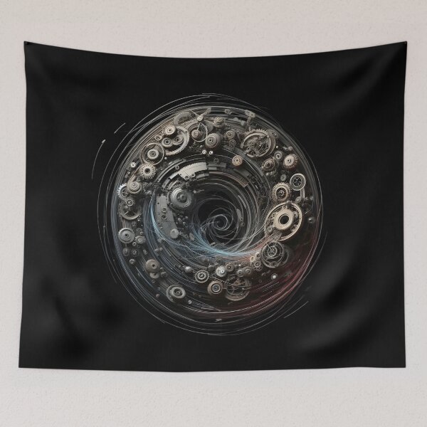 Item preview,  Mechanical Swirl Abstract Art designed and sold by IllumeInk.