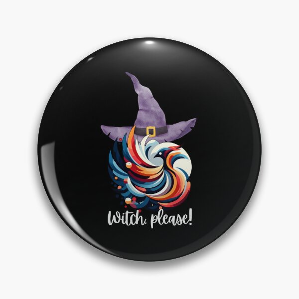 Item preview, Whimsical Abstract Design with Witch Hat Charm designed and sold by ArchVibe.
