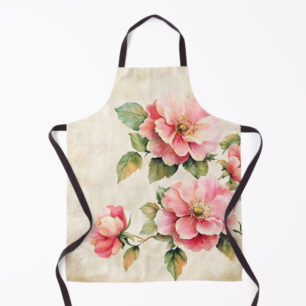 Item preview, Pink Flowers on Vintage Background designed and sold by Quijote-.