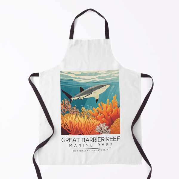Item preview, A Vintage Illustration of Great Barrier Reef Marine Park - Australia designed and sold by GoodOldVintage.