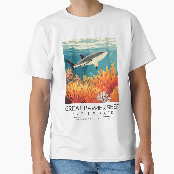 Artikel-Vorschau von Eine Vintage-Illustration des Great Barrier Reef Marine Park - Australien, designt und verkauft von GoodOldVintage.