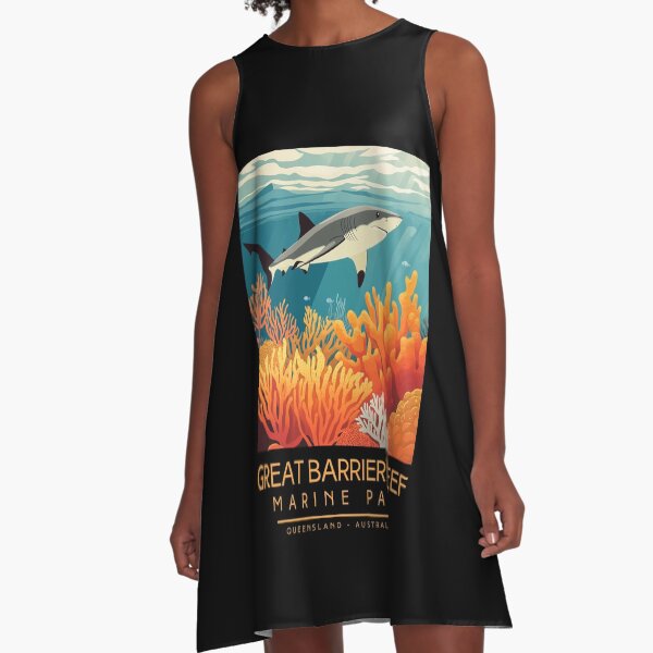 Artikel-Vorschau von Eine Vintage-Illustration des Great Barrier Reef Marine Park - Australien, designt und verkauft von GoodOldVintage.