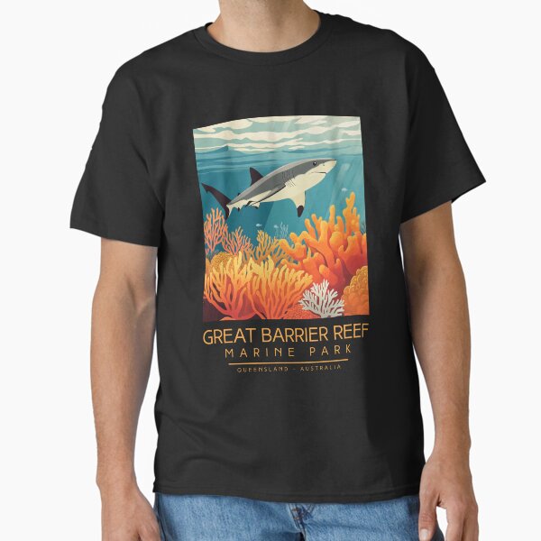 Artikel-Vorschau von Eine Vintage-Illustration des Great Barrier Reef Marine Park - Australien, designt und verkauft von GoodOldVintage.