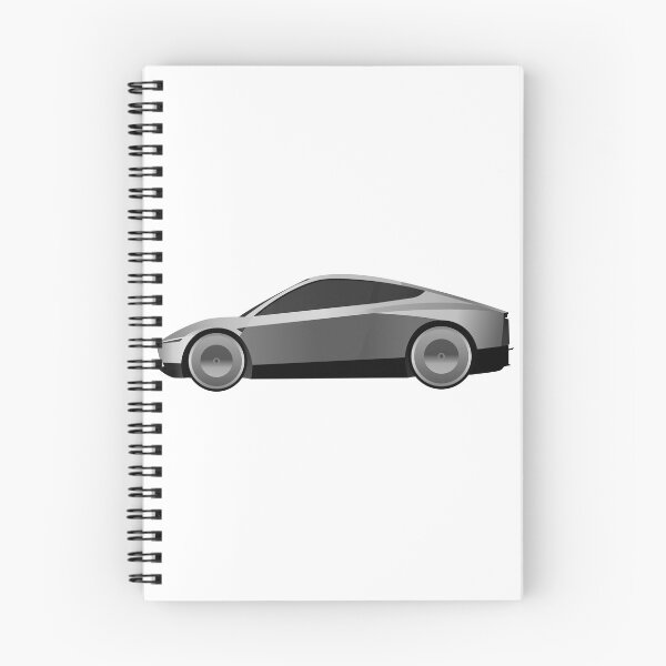Item preview, Cyber Cab / Robo taxi - tech | minimalist | tesla Stickers designed and sold by PoshPixel.