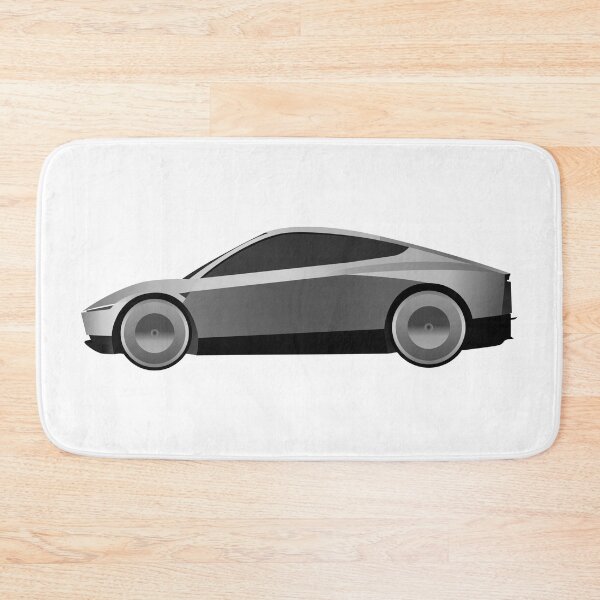 Item preview, Cyber Cab / Robo taxi - tech | minimalist | tesla Stickers designed and sold by PoshPixel.