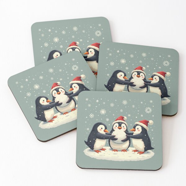 Item preview, kawaii penguin / christmas penguin designed and sold by Krasnovaovaova.